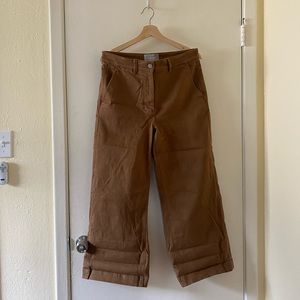 Everlane wide leg cropped pants
